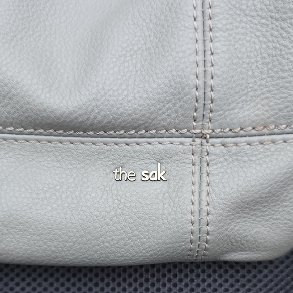 The Sak Gray Leather Satchel - Picture 7 of 9